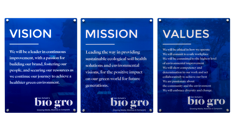 Bio Gro Mission Vision Values